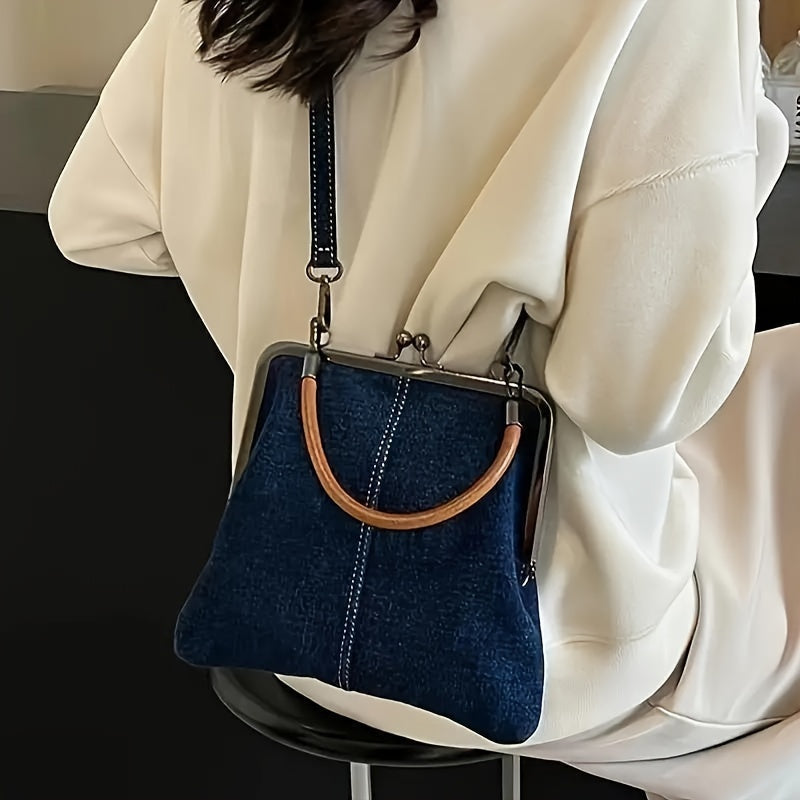 Structured shoulder modern frame silhouette bag for women | Maren -2