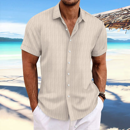 Smart short-sleeve shirt for men | Dante -5