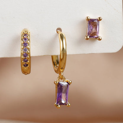 Earrings modern set for women | Eden -3