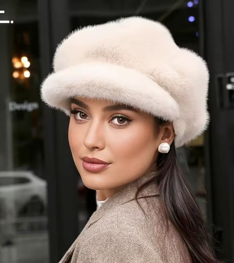 Structured elegant beret clothing for women | Liora -4