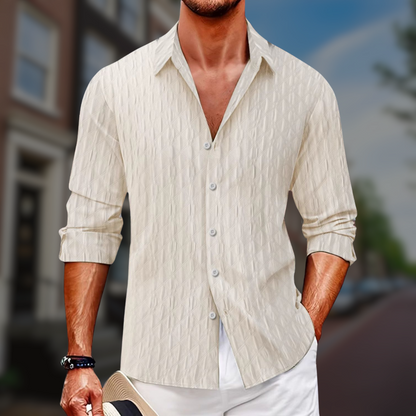 Up long-sleeve shirt for men -6