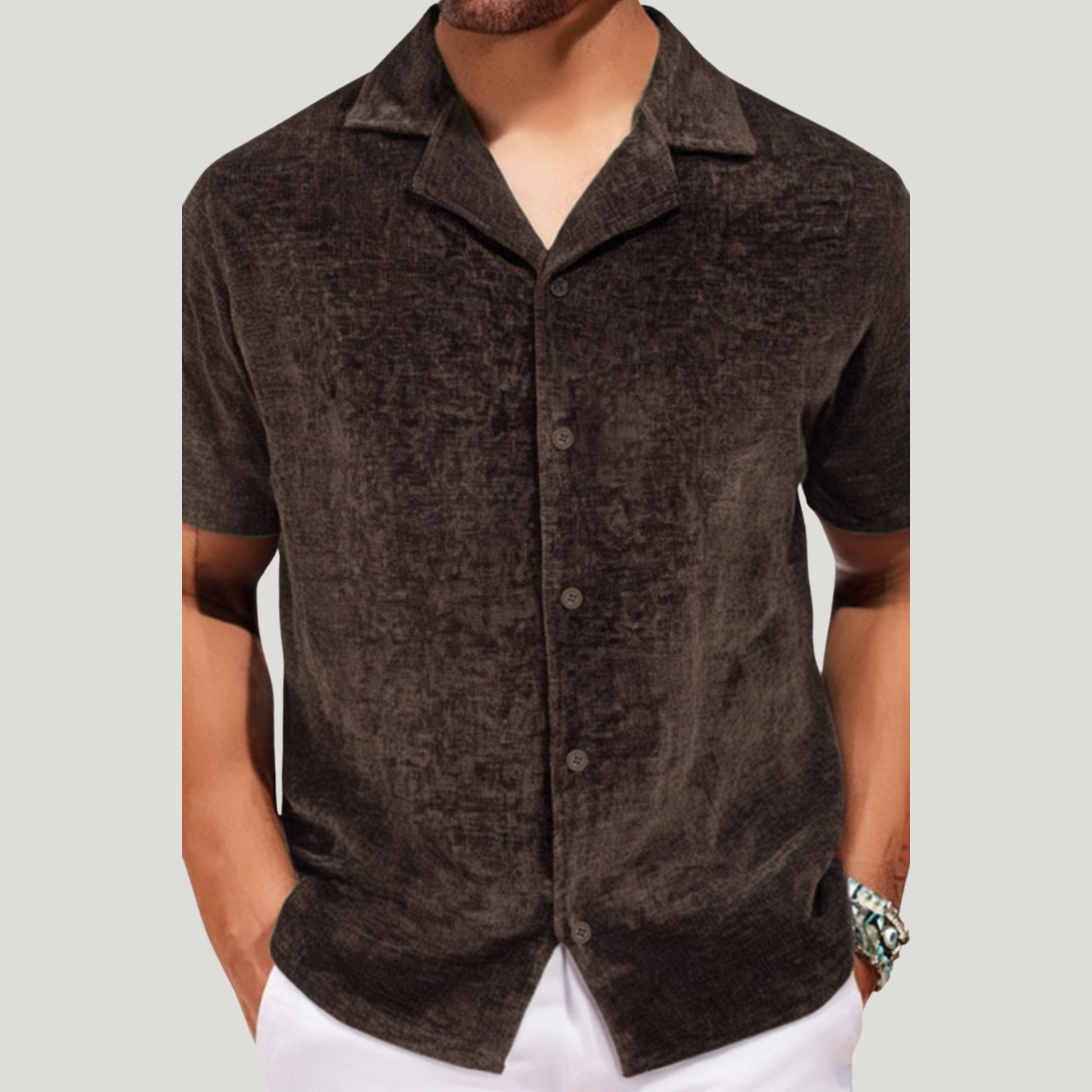 Up short-sleeve shirt for men -5