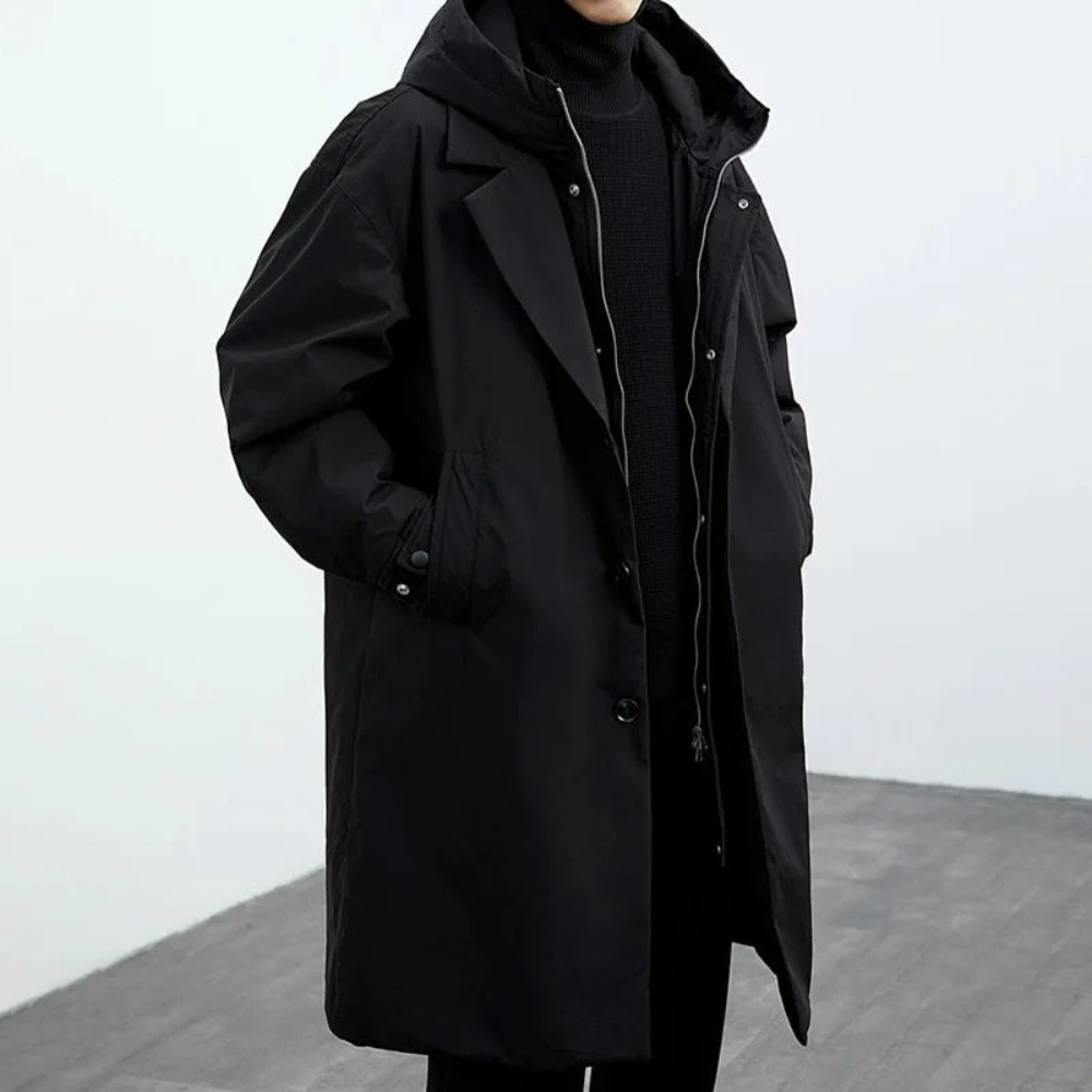 Repellent hooded cardigan for men | Jacket Water -7