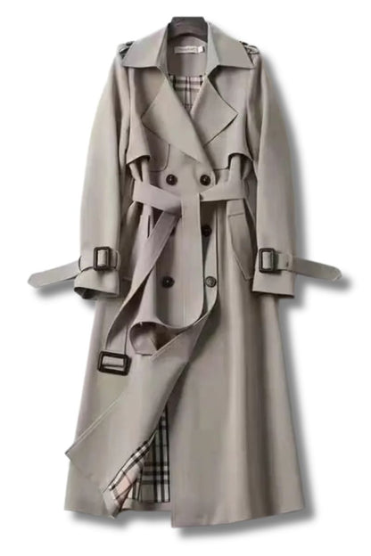 Trench classic coat for women | Elara -6