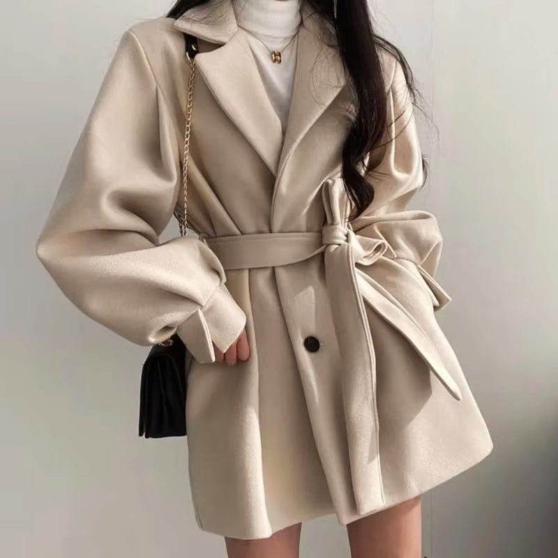 Classic belted jacket for women | Mavis -4