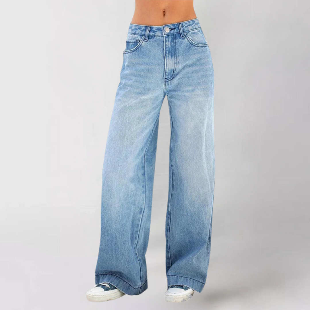 Smart harajuku jeans for women | Roxanne -2
