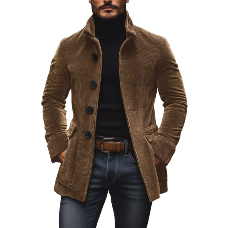 Men’s slim-fit corduroy coat for men | Emerson -10