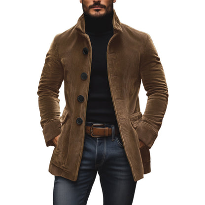 Men’s slim-fit corduroy coat for men | Emerson -10