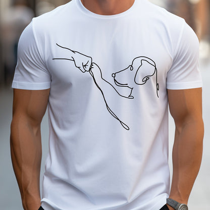 Classic casual t-shirt for men | Marco -1