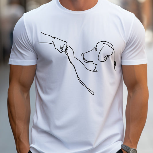 Classic casual t-shirt for men | Marco -1