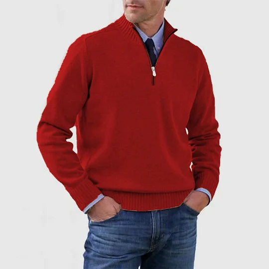 Zip elegant sweater for men | Howard -8