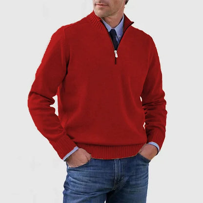 Zip elegant sweater for men | Howard -8
