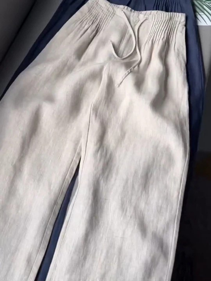 Relaxed wide-leg pants for women | Alina -9