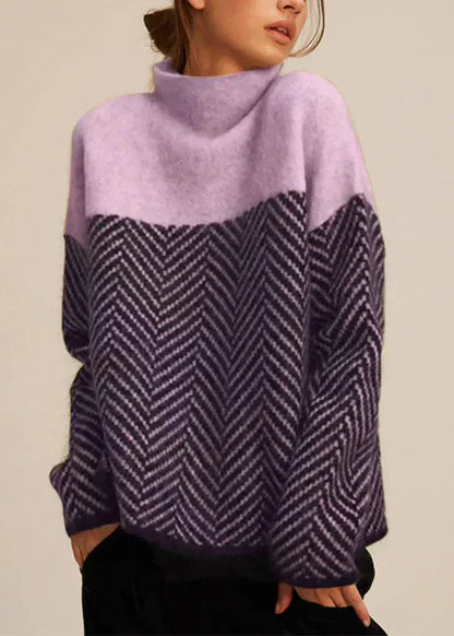 Soft turtleneck sweater for women -6