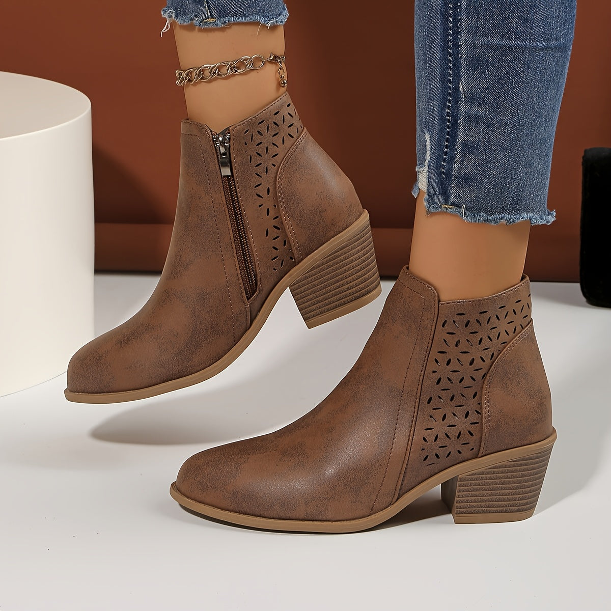 Ankle elegant comfortable boots for women -11
