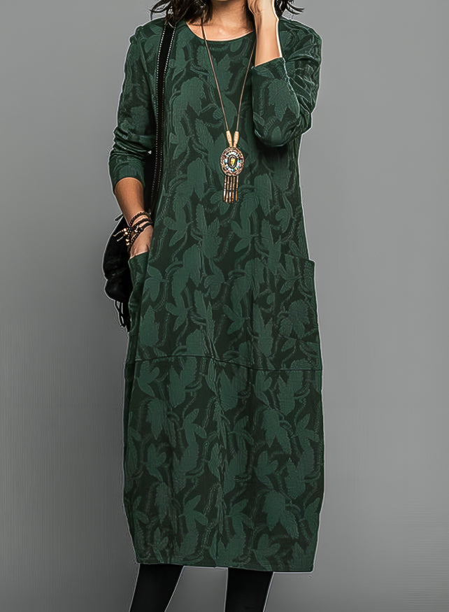 Elegant long-sleeve dress for women | Bianca -1