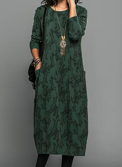 Elegant long-sleeve dress for women | Bianca -1