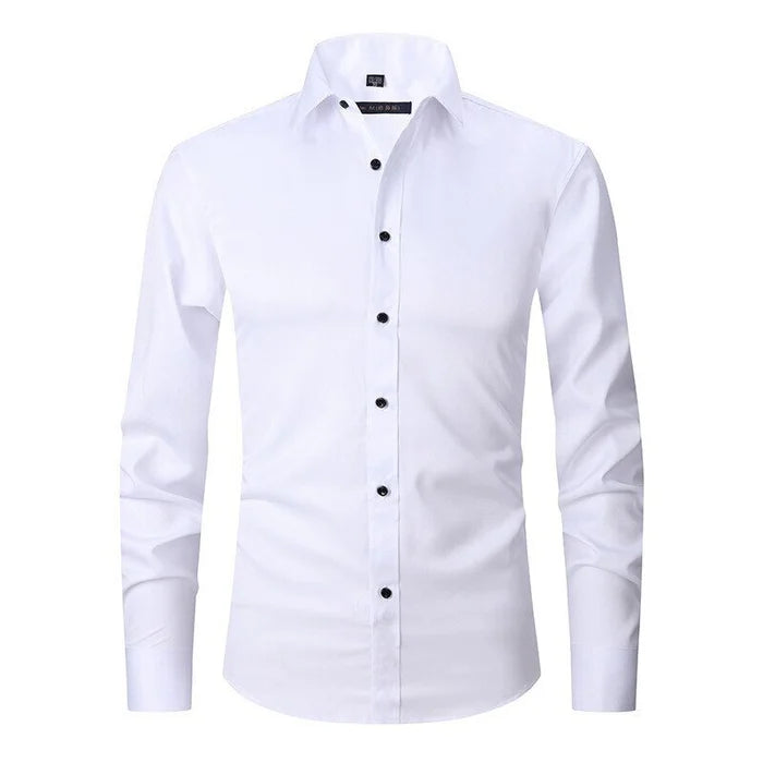 Button-up stretchy quality premium shirt for men | Liam -1