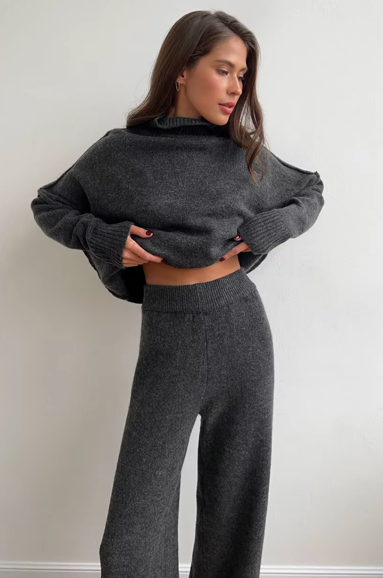 Luxurious matching winter set for women | Yelena -1