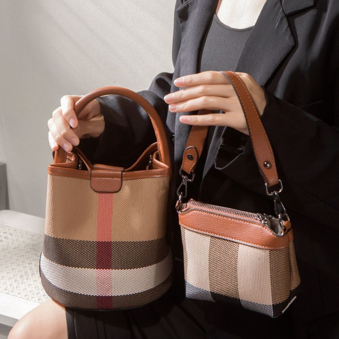 Romantic bucket handbag for women | Chant de Rose -8