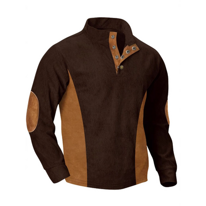 High collar sweater for men -7