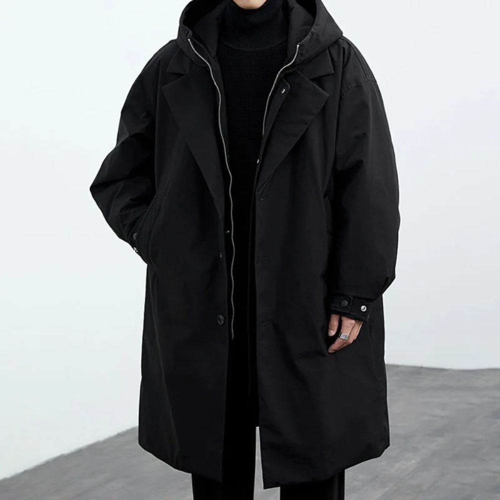 Repellent hooded cardigan for men | Jacket Water -8