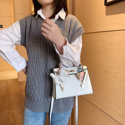 Timeless structured handbag for women | Reflet du Temps -3