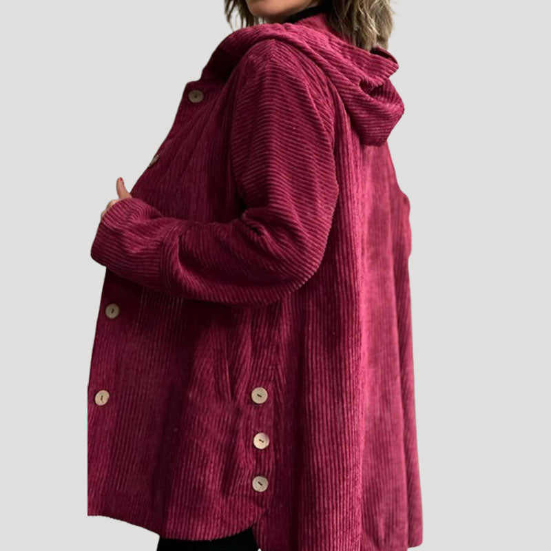 Casual hooded jacket for women -5