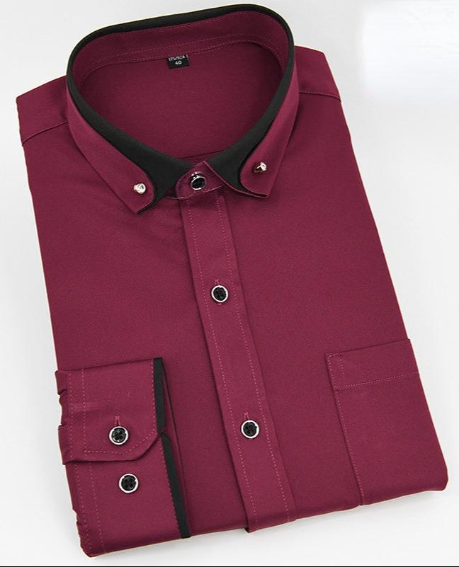 Button-up elegant shirt for men | Gideon -3