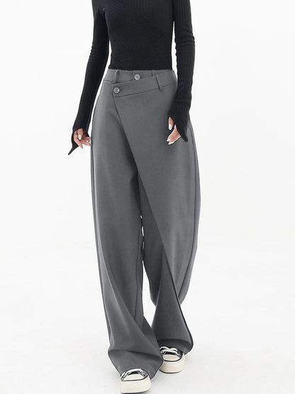 Size asymmetric trousers for women | Daphne -3