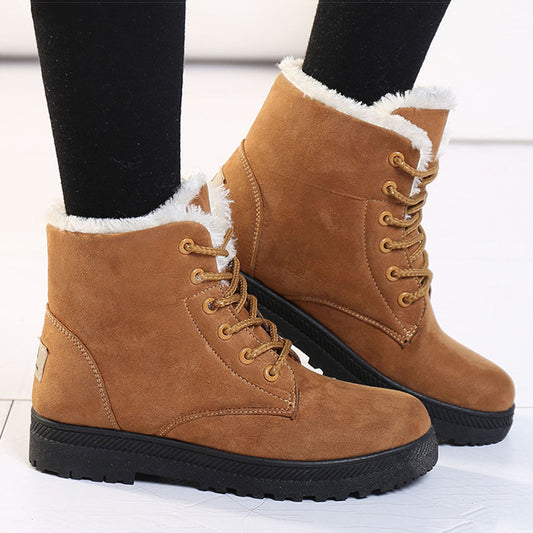 Winter ankle snow boots for women | Kaida -1