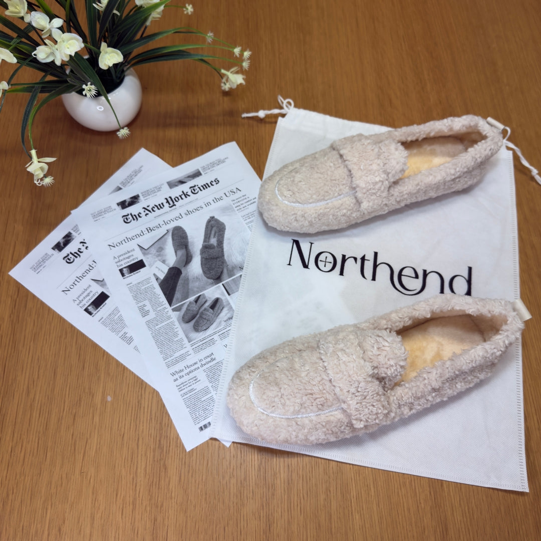 Cozy elegant winter loafers for women | Selene -5