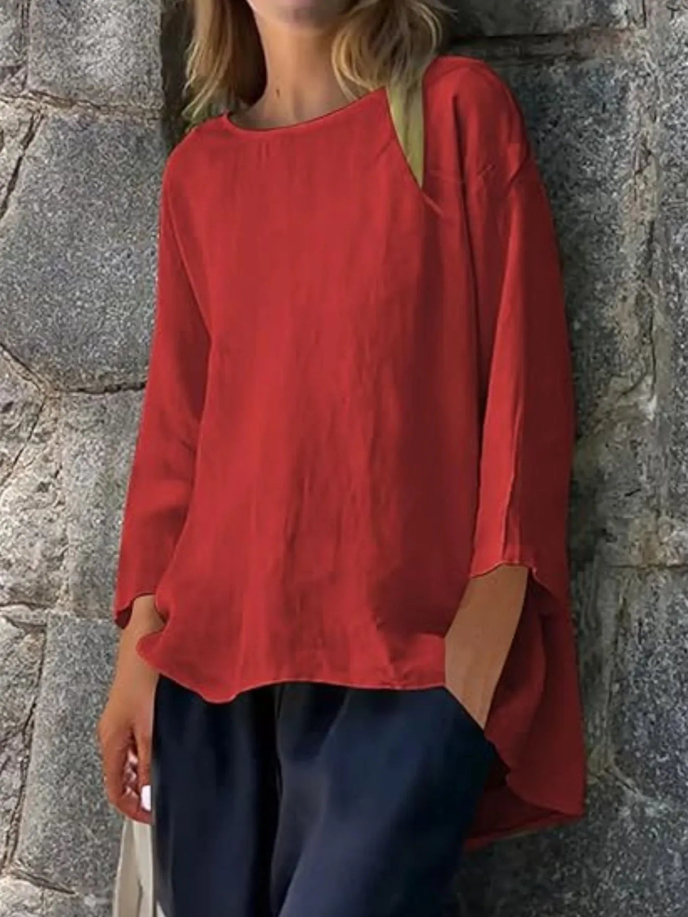 Long chic blouse for women -13