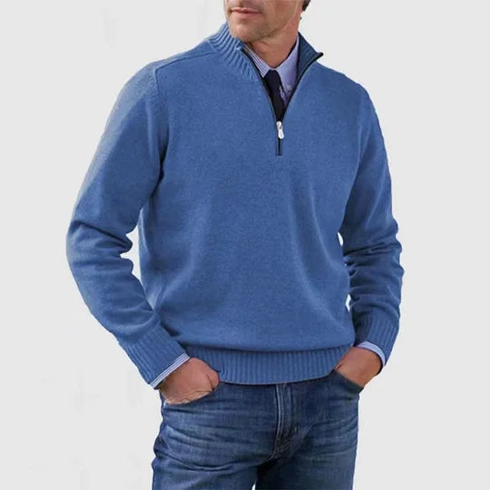 Zip elegant sweater for men | Howard -6