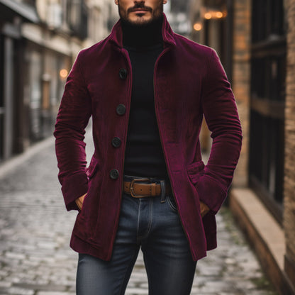 Men’s slim-fit corduroy coat for men | Emerson -15