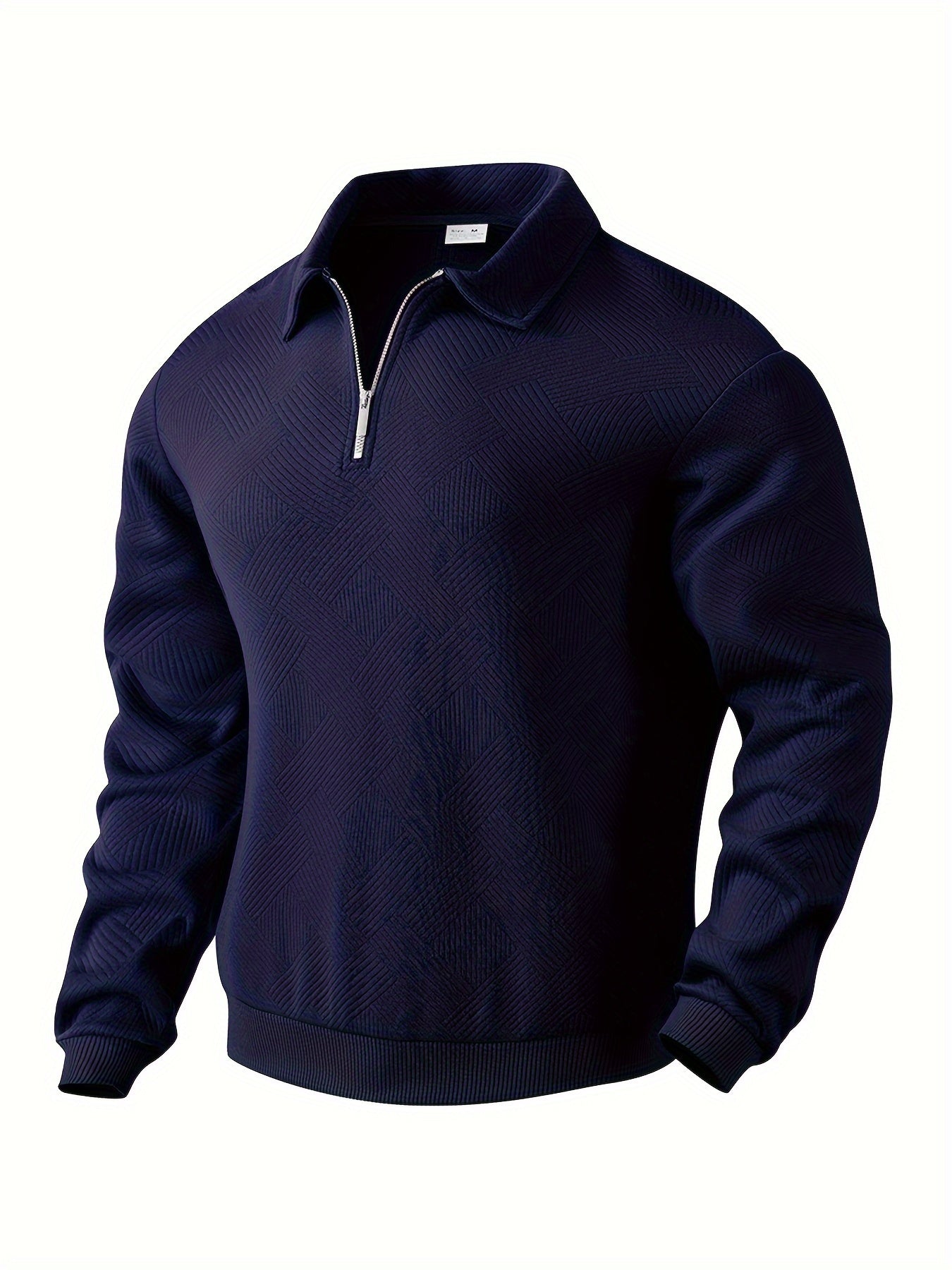Refined zip-up quart tour sweater for men | Elliot -3