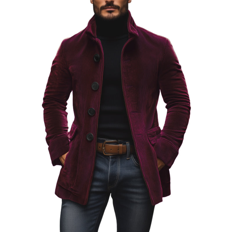 Men’s slim-fit corduroy coat for men | Emerson -14