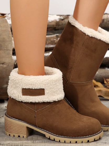 Winter heel mi-top boots for women | Emmanuella -32