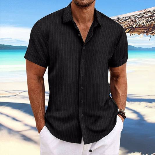 Smart short-sleeve shirt for men | Dante -1