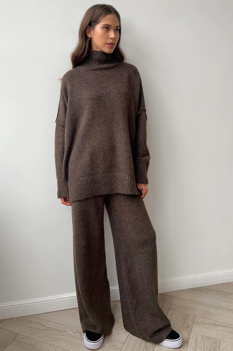 Luxurious matching winter set for women | Yelena -2