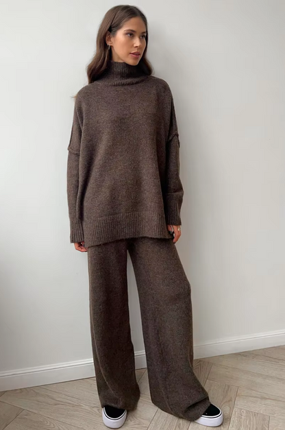 Luxurious matching winter set for women | Yelena -2