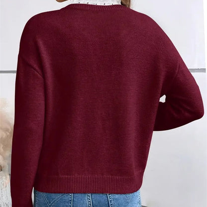 Elegant comfortable sweater for women -4