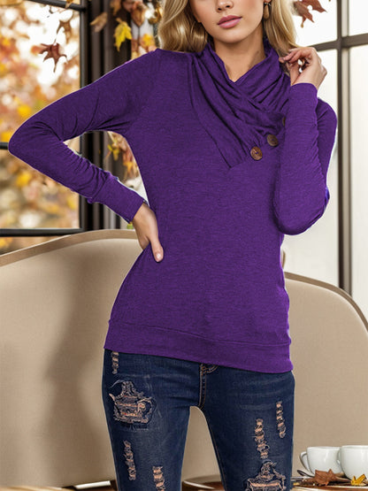 Buttoned chic top for women | Agathe -5