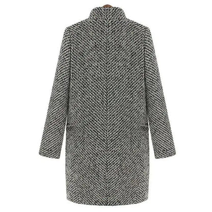 Elegant cut flattering coat for women | Elina -3