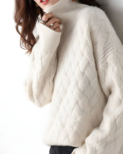 Sweater oversized turtleneck for women | Alara -4