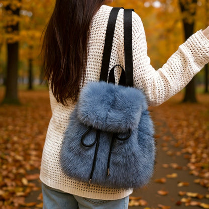Backpack compact drawstring elegant style handbag for women | Isaline -4