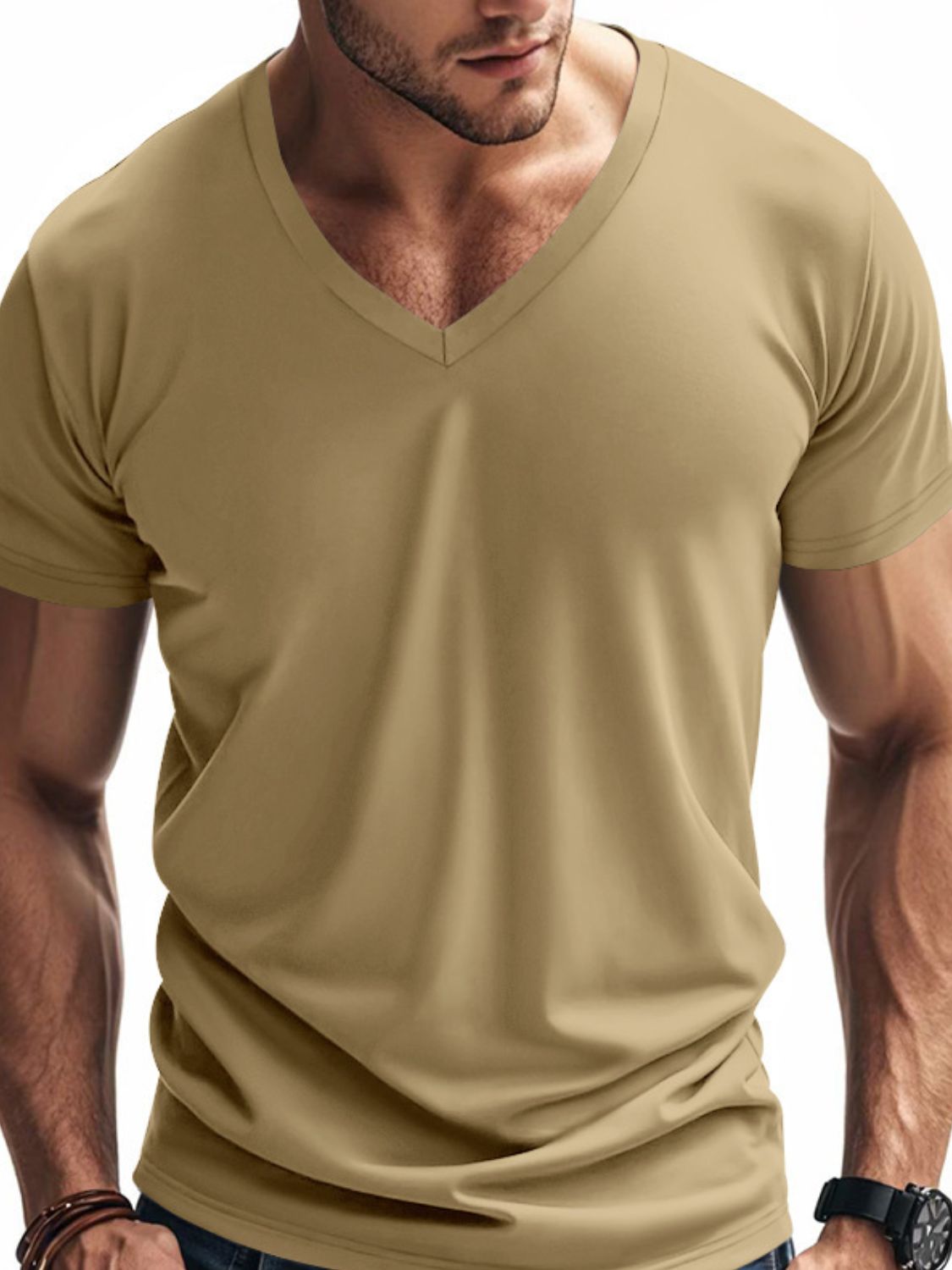 Casual essential t-shirt for men -4