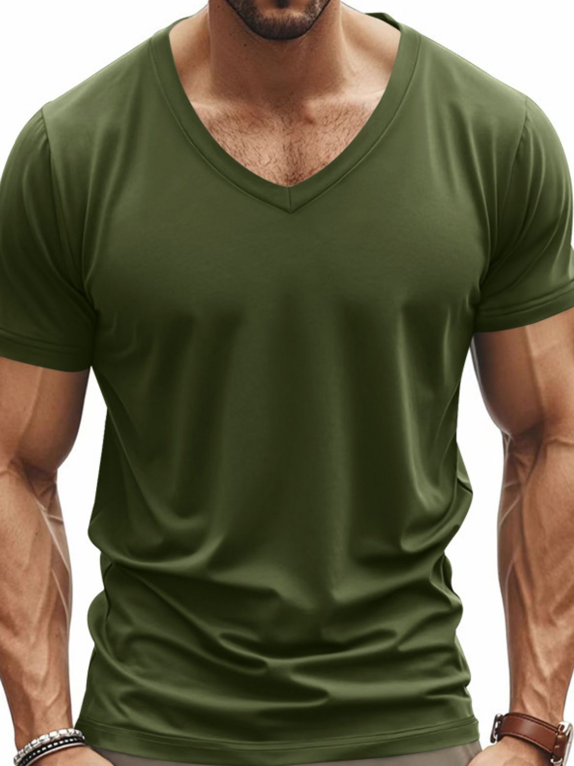 Casual essential t-shirt for men -6