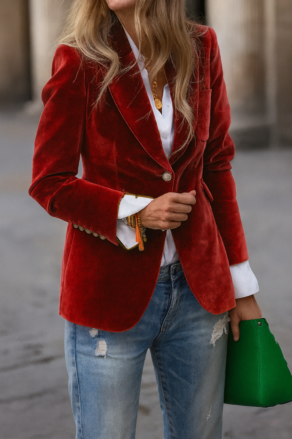 Chic elegant blazer for women -14