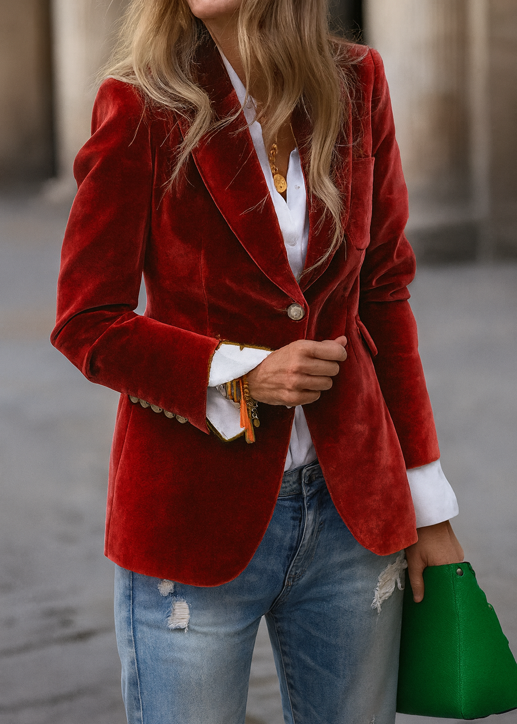Elegant fitted blazer for women | Versatile style -4